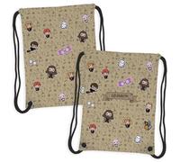 Wanapix | Personalised Kids Drawstring Backpack | Waterproof | Custom Name | Nursery or School | Magic Theme