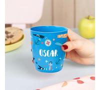Wanapix | Personalised Plastic Cups with Name | Reusable Kids Cups | BPA-Free Plastic | Children Small Mugs | Plastic Tumbler | 300mll | Pirate