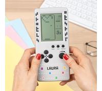Wanapix | Personalised Portable Retro Console | Retro Arcade - 26 Classic Games | Monochrome Graphics | Batteries Included | Ghosts