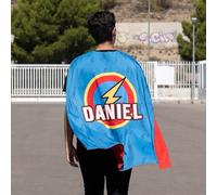 Wanapix | Personalised Superhero Cape for Adults | Reversible Cape Customisable on Both Sides | Fun Costume for Adults | 100% Personalised