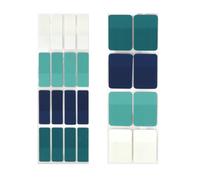 Wanciler 480 Pcs Sticky Notes Transparent Tape Flags 2 Shapes 4 Colour Page Markers Index Tabs Writable Annotation Tabs File Flags for Reading Notes Notebook Classify Files