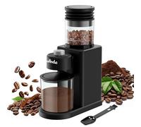 Wancle Conical Burr Coffee Grinder Electric, Coffee Bean Grinder, 25 Grind Settings-Adjustable for Espresso French Press Drip, 2-12 Cup Capacity, Low Noise, 80g Bean Capacity (Expandable to 120g)