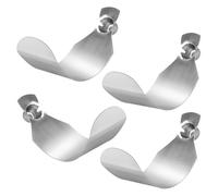 Wand Button Lock Replacement for Rainbow Vacuum Cleaner C-Clip,E2 Vacuum Wands Stainless Steel Wand Push Release Latch Lock R12587B(4PCS)