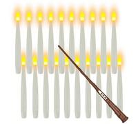 (Wand Candle Lights 20 Pack) New product suspension candle light Harry Potter floating remote control induction led electronic smokeless candle atmosphere light