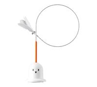 Wand Cat Toy, Suction Cup Interactive Teaser, Portable Kitten Play Wand, 3.35x29.92 Inches Bell Attachment for Stimulation, Indoor Pet Exercise, Engaging Fun Activity