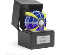The Wand Company Original Poké Ball Authentic Replica - Realistic, Electronic, Die-Cast Poké Ball with Display Case Light Features - Officially Licensed by Pokémon