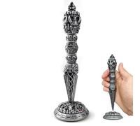 Wand Dice 7-in-1 Metal Dice Spinner Unique Die Tower for Dungeons and Dragons D&D Dagger Set with Gift Box DND Prop Accessories (Black)