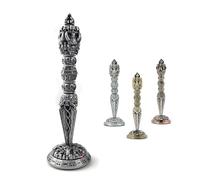 Wand Dice Spinner Metal DND Roller Skull Bone Themed D&D Dice Set,D20 Spinner Dice D4 D6 D8 D10 D100 for TRPG Tabletop Gaming Numbers Inspired by The Eight Trigrams Balanced and Fair