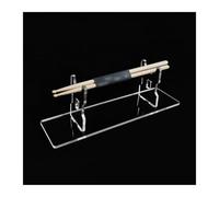 Wand Display Stand Clear, 2 Pcs Acrylic Drum Stick Display Holder for Desk, Modern Drumstick Rack for Drummer, Lightsaber Marimba Sticks Display Collector Organizer(W 8 cm(3.1"))