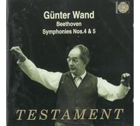 Wand,G. - Symphonies Nos. 4 & 5 (Wand, Gurzenich Orchestra Of Cologne)