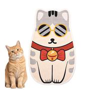 Wand-Katzenkratzer - Polyester, 80 x 50 cm, Long-Lasting Scratching Mat | ECK-Katzenkratzpad mit Hakenschlaufe Katzenspielplatz für den Innenbereich, Sofa, Teppich Couch, Zuhause, Wohnzimmer, Mö