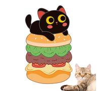 Wand-Katzenkratzer - Polyester, 80 x 50 cm, Long-Lasting Scratching Mat | ECK-Katzenkratzpad mit Hakenschlaufe Katzenspielplatz für den Innenbereich, Sofa, Teppich Couch, Zuhause, Wohnzimmer, Mö