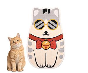 Wand-Katzenkratzer - Polyester, 80 x 50 cm, Long-Lasting Scratching Mat | ECK-Katzenkratzpad mit Hakenschlaufe Katzenspielplatz für den Innenbereich, Sofa, Teppich Couch, Zuhause, Wohnzimmer, Mö