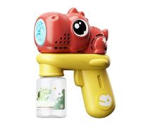 Wand Machine Light Up Foam Maker | Leak Proof Handheld Dinosaur Design Battery Wand For Ages 3 8 Kids Boys Girls Adult Youth Night Party Backyard Birthday 50ml (B, 12 * 15)