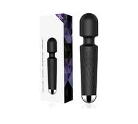 Wand - Powerful Personal Wand Massager for Women - Water-Resistant, Wireless, Handheld - 20 Vibration Modes & 8 Speeds - Adult Sex Toy, G Spot Stimulation, Dildo, Vibrator B