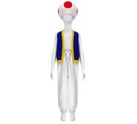 Wandamaga Adult Toad Costume Men with Hat Super Brothers Cosplay (XXL)