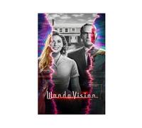 WandaVision 2021 Marvel TV Mini Series Artwork Vintage Propaganda Pin Up Girl Cover Poster Canvas Poster Wall Art Decor Print Picture Paintings for Living Room Bedroom Decoration 12x18inch(30x45cm)