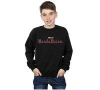 WandaVision Logo Sweatshirt Marvel Black 12-13 Years