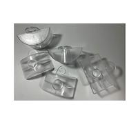 Wandbreite Mounting Set: Dome Spacers, Plumber Screws, Sine & Trapezoidal Profile Corrugated Plates (Sine Profile 76/18, 100 Pieces)