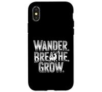 Wander Breathe Grow Deer Hiking Adventure Case for iPhone X/XS