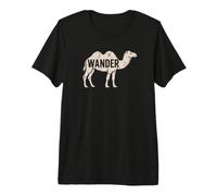 Wander Camel Desert Travel Graphic Tee Premium T-Shirt