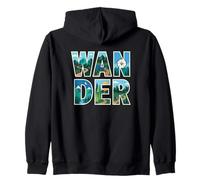 Wander Hiking And Nature Enthusiast Zip Hoodie