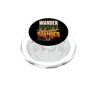 Wander Hiking Hiker Wanderlust Adventure Nature Gift Retro PopSockets PopGrip for MagSafe