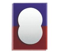 Petite Friture Wander Mirror 40x55 Purple/ Brown Red