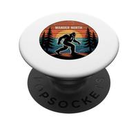 Wander North Bigfoot Sunset Forest PopSockets Adhesive PopGrip