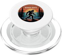 Wander North Bigfoot Sunset Forest PopSockets PopGrip for MagSafe