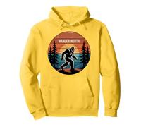 Wander North Bigfoot Sunset Forest Pullover Hoodie