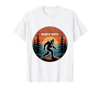 Wander North Bigfoot Sunset Forest T-Shirt