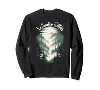 Wander Often Forest and Mountain Nature Scene Sweatshirt