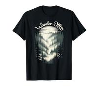 Wander Often Forest and Mountain Nature Scene T-Shirt