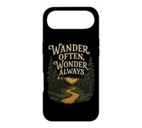 Wander Often Wonder Always Hiking Adventure Forest Path Case for iPhone Air
