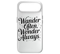 Wander Often Wonder Always Inspirational Travel Quote Case for iPhone Air