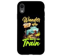 WANDER OFTEN WONDER WHY I DIDN'T TRAIN Case for iPhone XR