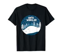 Wander Through Frosty Beauty with This Wonderland Graphic T-Shirt