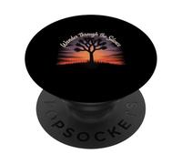 Wander Through Silence Joshua Tree Sunset Landscape PopSockets Adhesive PopGrip
