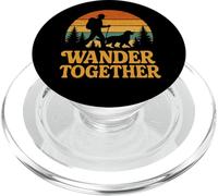 Wander Together: Man and Dog PopSockets PopGrip for MagSafe