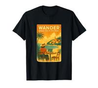Wander Where The WiFi’s Weak Vintage Digital Nomad Aesthetic T-Shirt