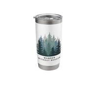 Wander Without Reason Nature Trees Stainless Steel Insulated Tumbler