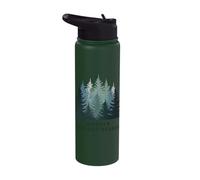Wander Without Reason Nature Trees Stainless Steel Insulated Water Bottle