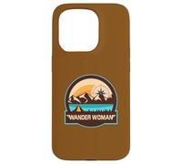 Wander Woman Compass Hiking Camping Case for iPhone 15 Pro