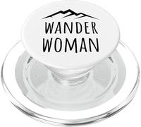 Wander Woman, Mountains, Hiking, Hiker Gift PopSockets PopGrip for MagSafe