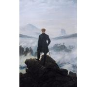 Wanderer above the Sea of Fog, Caspar David Friedrich Notebook Journal: Famous Paintings Notebooks