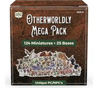 Wanderers Emporium Hard Flat Minis for DND Miniatures with Bases | 28mm - 32mm Scale Dungeons and Dragons Starter Set 5e (Otherworldly Mega Pack, 124, Miniatures)