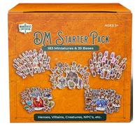 Wanderers Emporium Hard Flat Minis for DND Miniatures with Bases | 28mm - 32mm Scale Dungeons and Dragons Starter Set 5e (DM Starter Pack, 183, Miniatures)