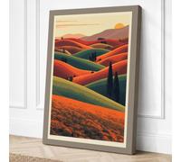 Wanderers in the Valley Canvas Wall Art Print 18x12 Inch