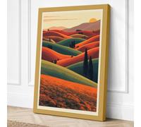 Wanderers in the Valley Canvas Wall Art Print 36x24 Inch